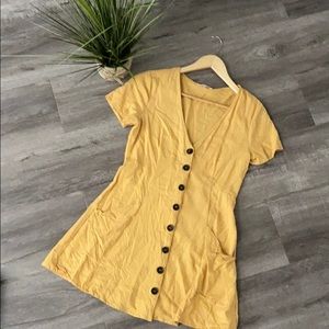 Mustard dress